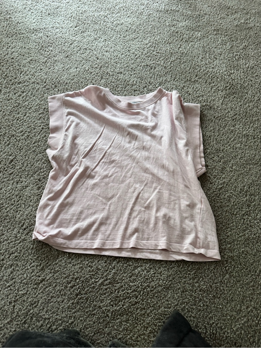 Light Pink Womens Sleeveless Tee